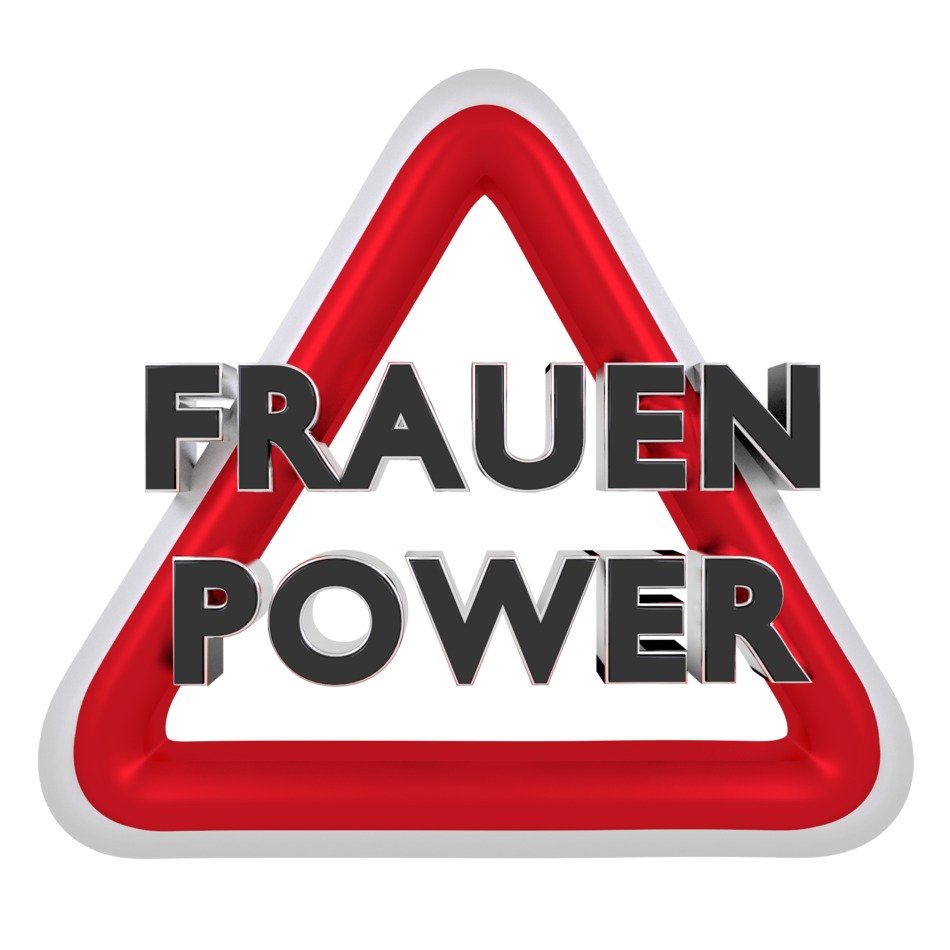frauen power sign drawing