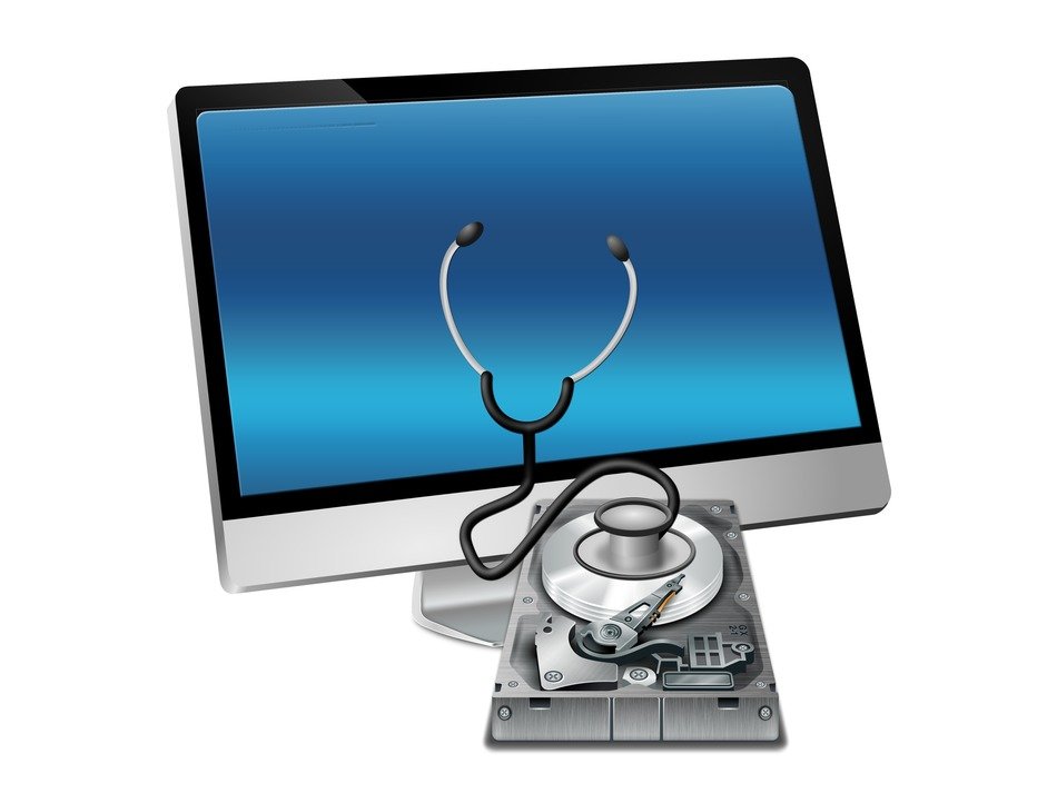 stethoscope and computer