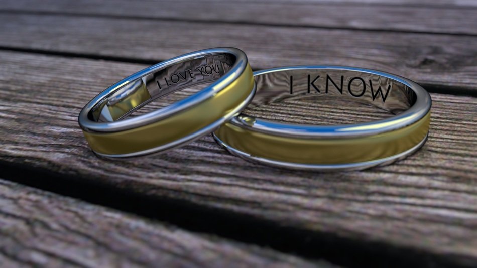 engraved wedding rings