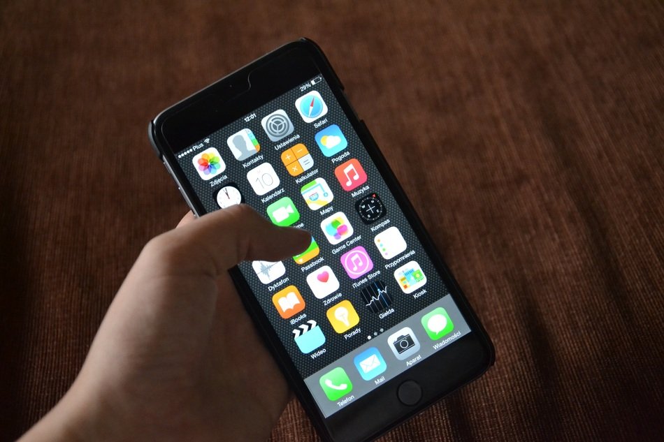 app selection on the iphone
