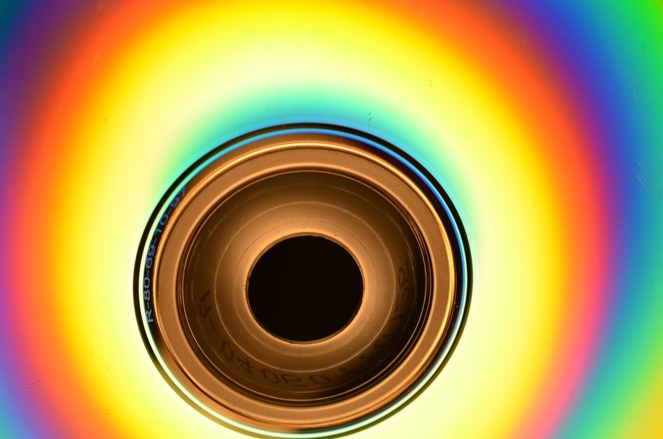 Clipart of the rainbow hard drive