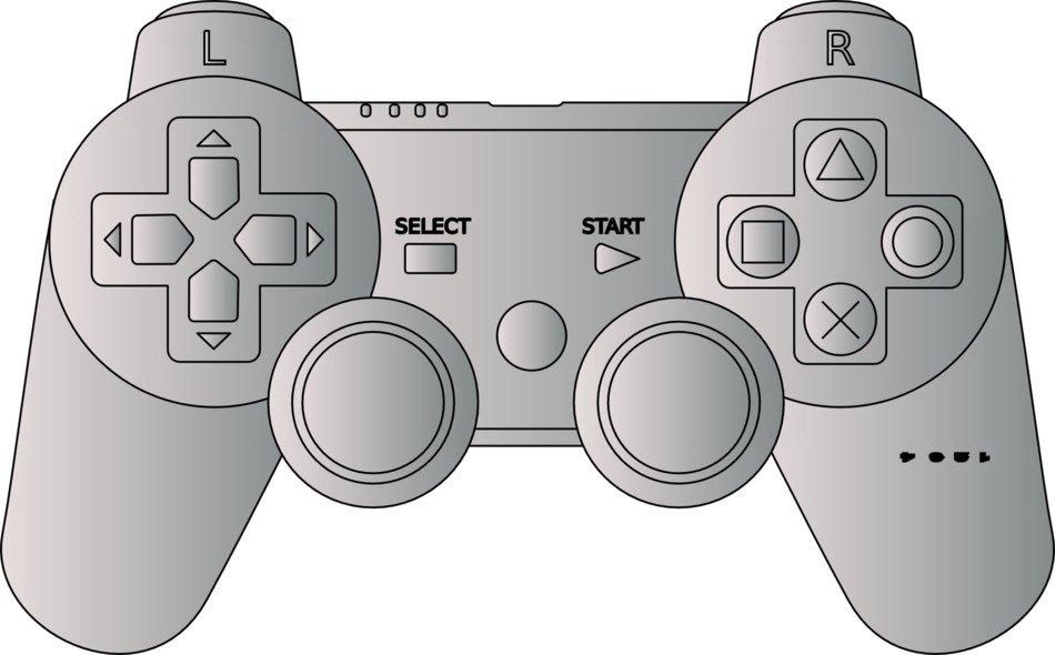 gaming console drawing