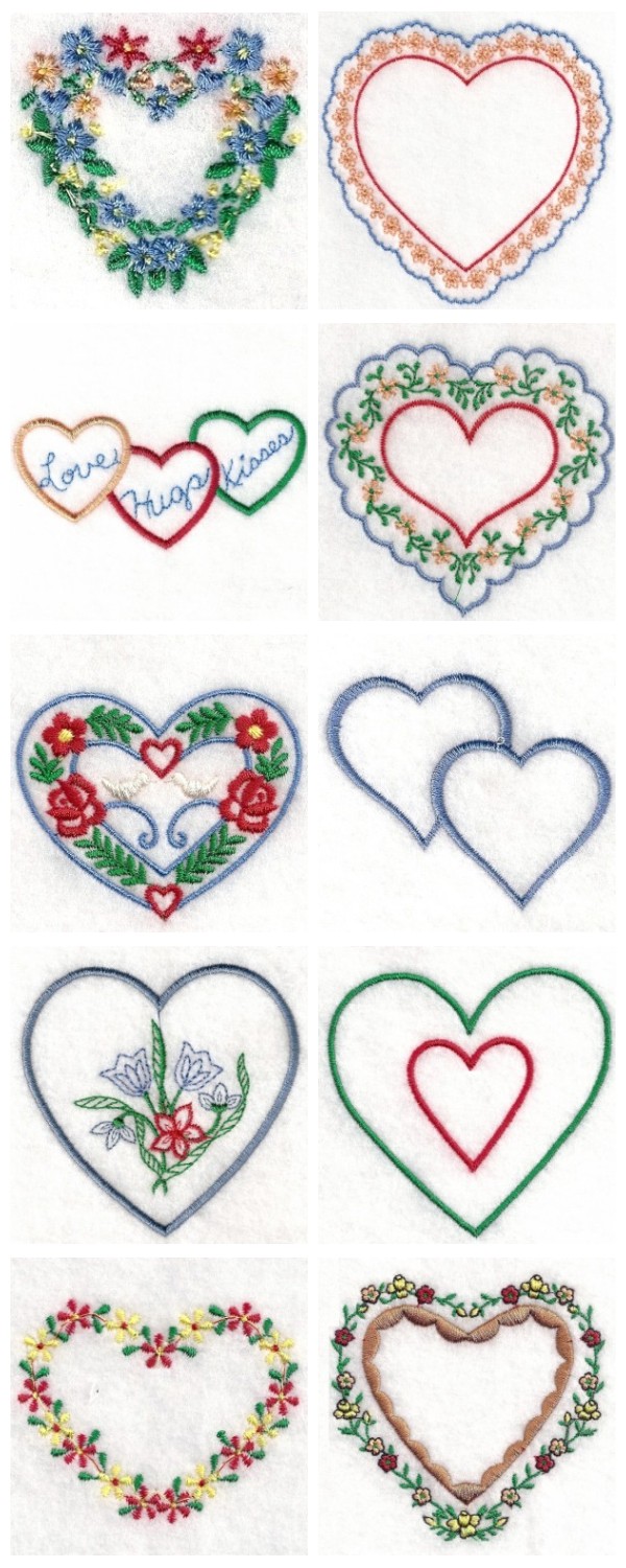 free embroidery designs to download hearts