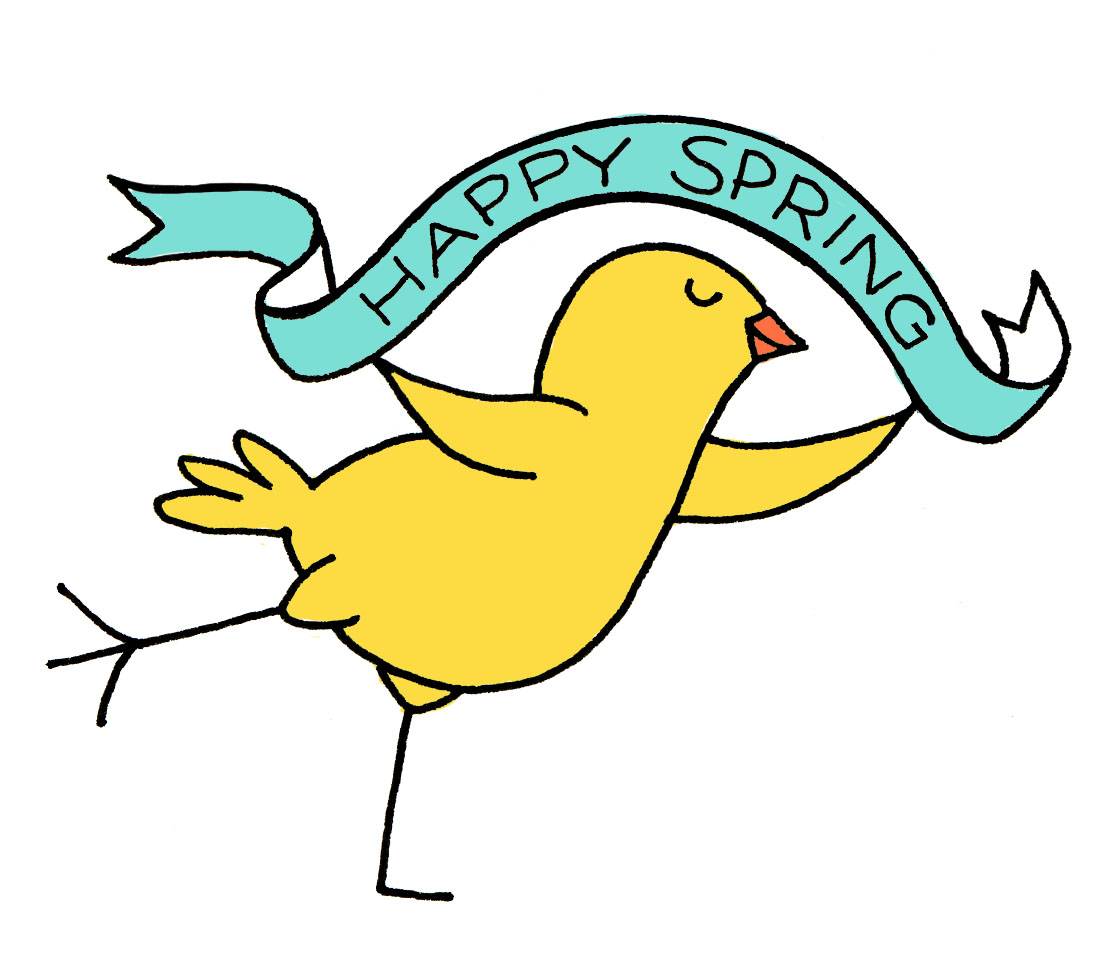 Happy First Day Of Spring Drawing Free Image Download