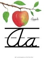 Cursive Alphabet Line