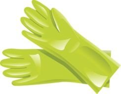 Clipart of Garden Gloves