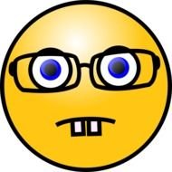 Smiley Face glasses Clip Art