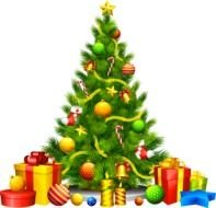 nice green Christmas Tree Clip Art drawing