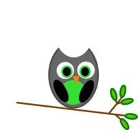 Teal Owl Clip Art N2
