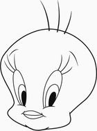 Tweety Bird Coloring Pages N4