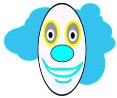 Clown Face Clip Art N26