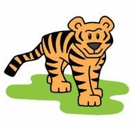 Bengal Tiger Cartoon Clip Art N2