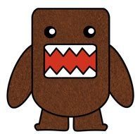 Cartoon brown Domo clipart