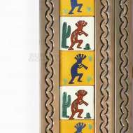 Clipart of Tile Punched Tin Mirror