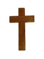 painted smooth wooden cross