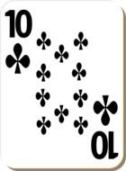 Clubs Playing Cards Clip Art N5