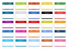 Templates for inscriptions on a white background.