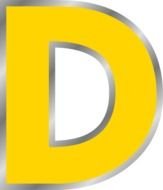 Letter D Clip Art N22