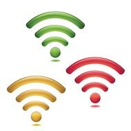 Ä°llustration of Wi Fi Logos