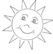 Sun Coloring Pages N3