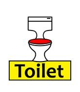 clipart of the Toilet Sign