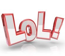 word lol on a white background