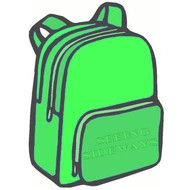 Green Backpack drawing