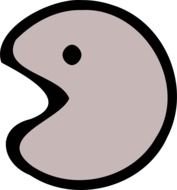 Talking pac man drawing