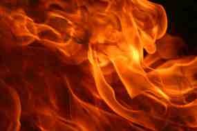 Red Fire Flames drawing