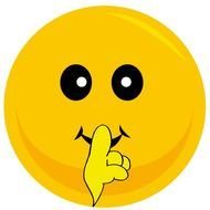 emoticon shows a quieter sign
