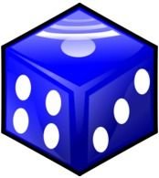 Die Dice Vector Clip Art