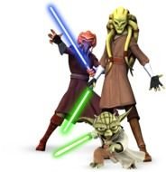 Star Wars The Clone Jedi Actionfigures
