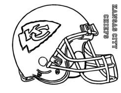 Football Helmet Coloring Pages N9