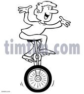 Unicycle Drawing