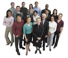 Professional Group Of People