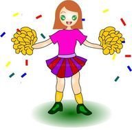 Cheerleading Clip Art N31