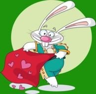 rabbit for valentines day