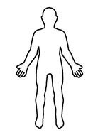 Human Body Outline N7