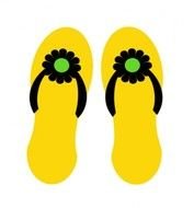 Free Summer Clip Art Flip Flops N2
