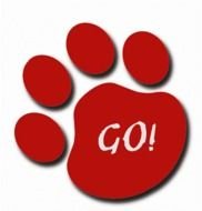Red Paw Print Clip Art N13