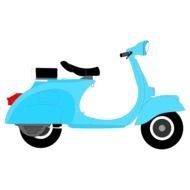 Vespa 1957 drawing