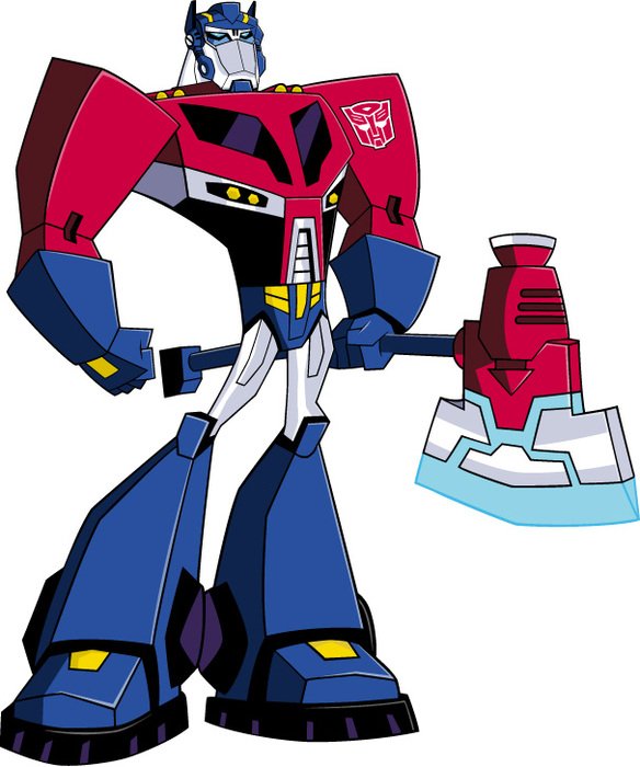 Transformers Animated Optimus Prime Toy