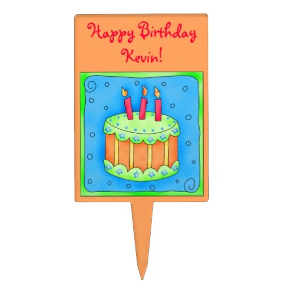 Happy Birthday Orange Cake