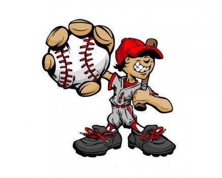 Cartoon Baseball Player N7
