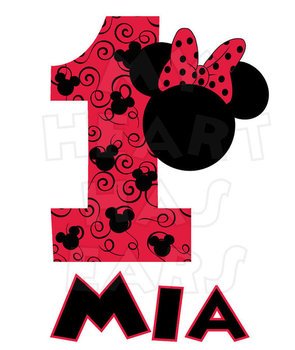 Minnie Mouse Birthday Clip Art N13