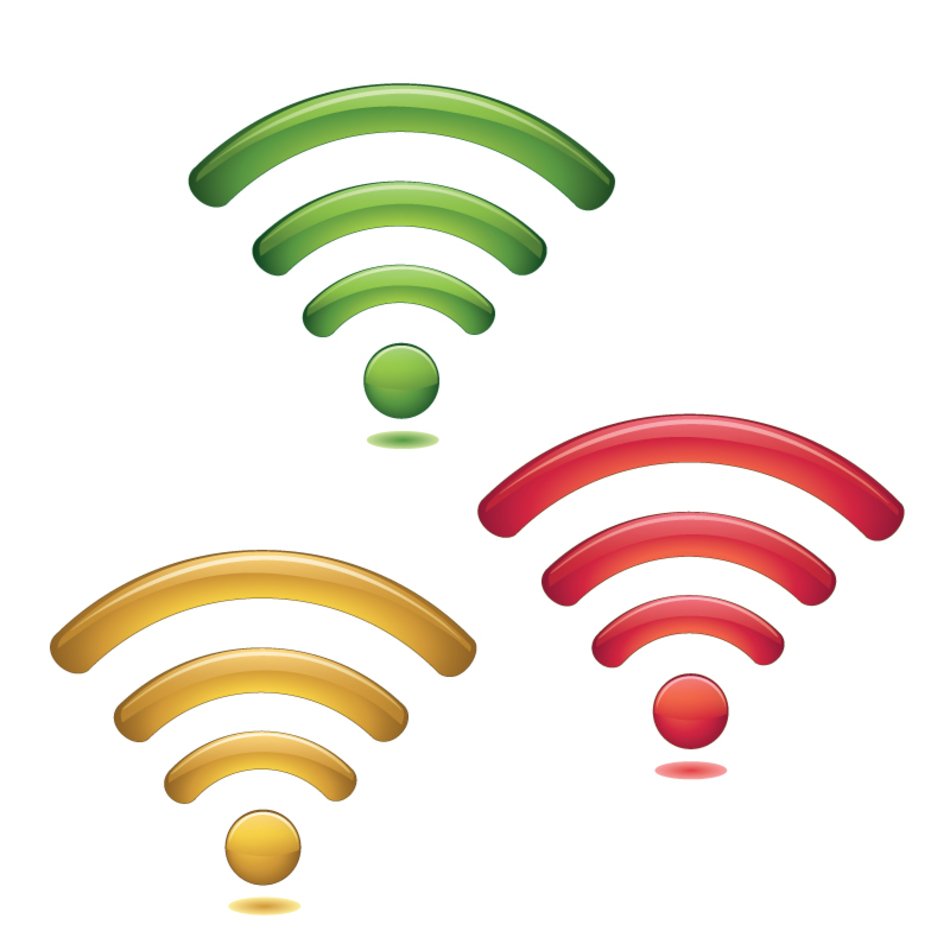 İllustration of Wi Fi Logos