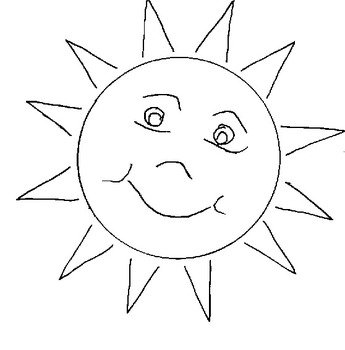 Sun Coloring Pages N3