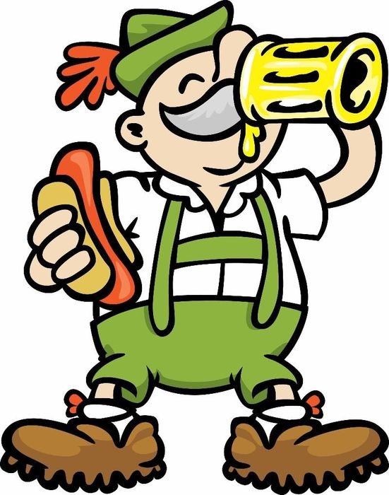 Oktoberfest as a graphic illustration