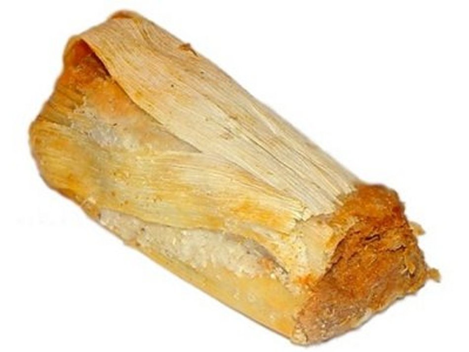 photo of mexican food on a white background