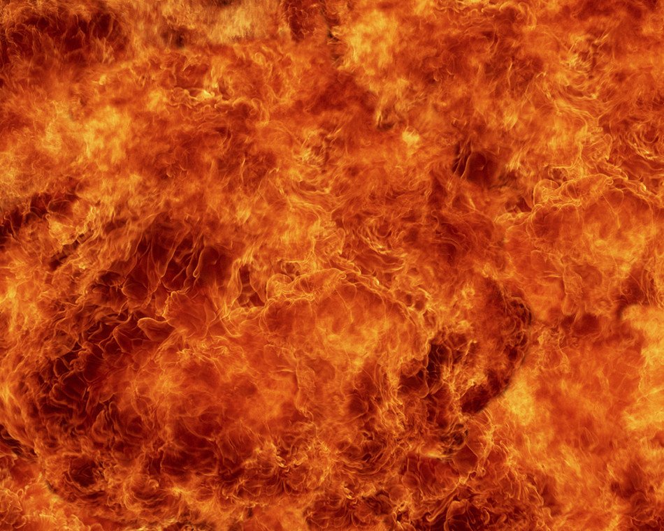 background with flame of fire
